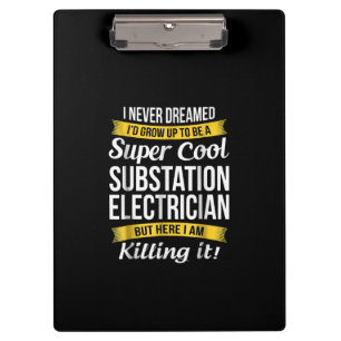 Carpeta De Pinza Super Guay Substation Electrician Funny Gift