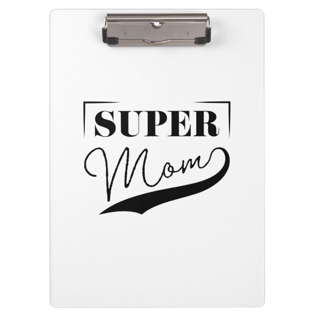 Carpeta De Pinza Super Mamá (Anverso)