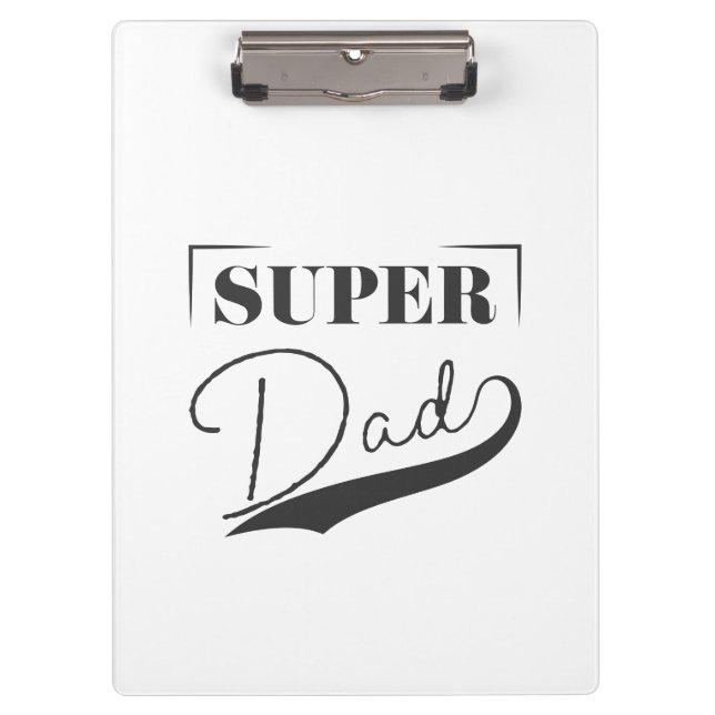 Carpeta De Pinza Super Papá (Anverso)