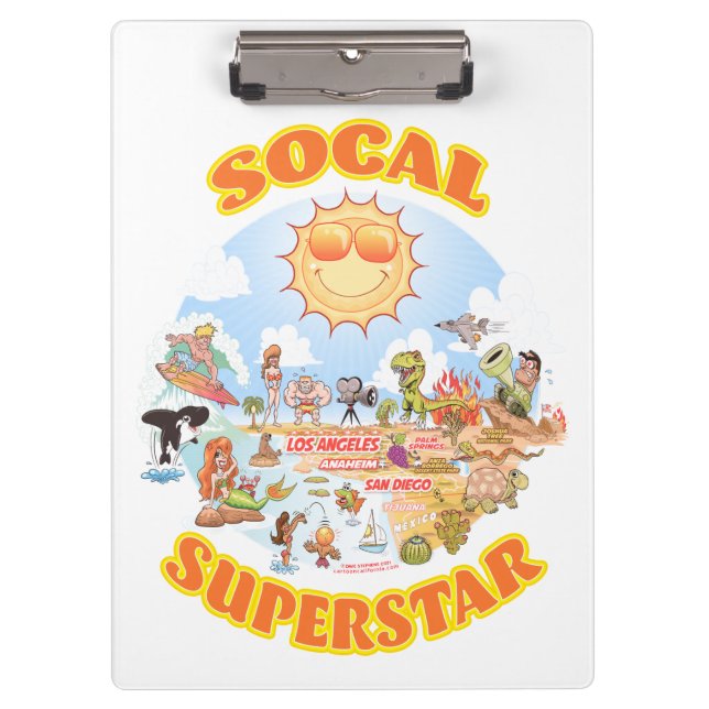 Carpeta De Pinza Superestrella de SoCal (Anverso)