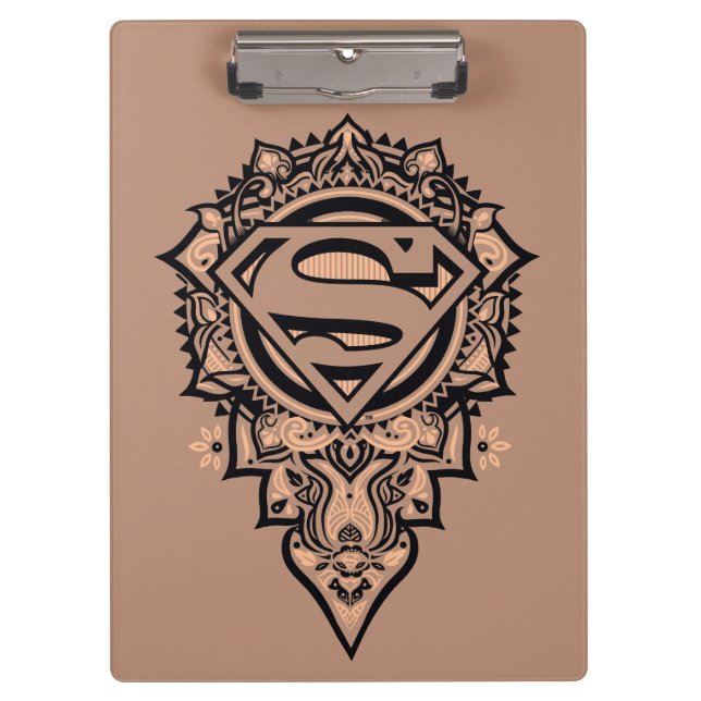 Carpeta De Pinza Supergirl Mandala Graphic (Anverso)