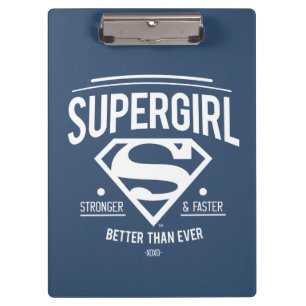 Carpeta De Pinza Supergirl mejor que nunca retro gráfico