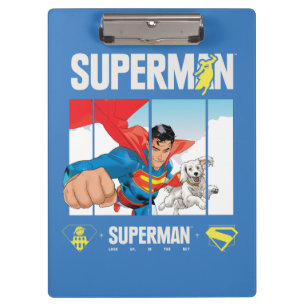 Carpeta De Pinza Superman y Krypto Take Flight