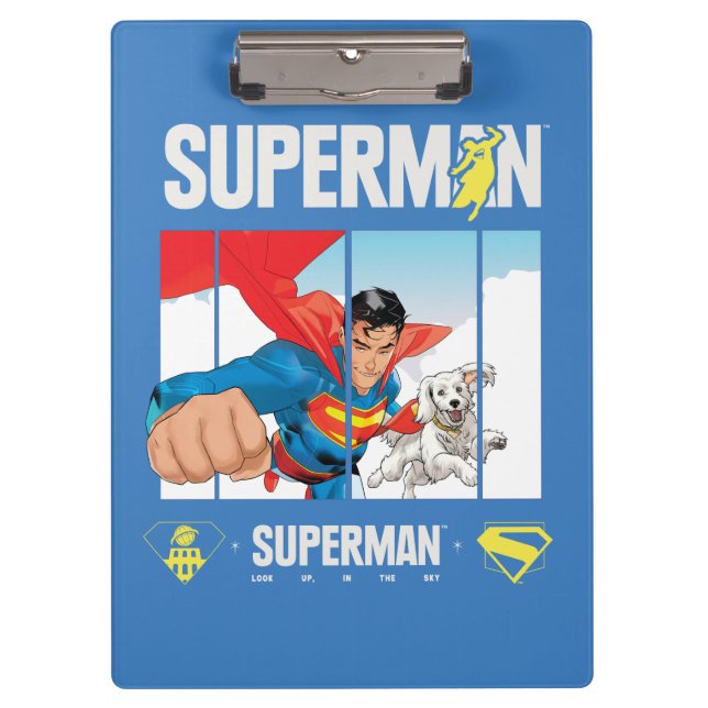 Carpeta De Pinza Superman y Krypto Take Flight (Anverso)
