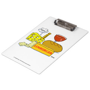 Carpeta De Pinza Supermercado Dairy Products Manager Funny Cheese