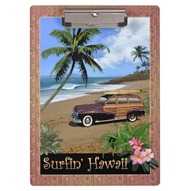 Carpeta De Pinza Surfin' Hawaii (Anverso)