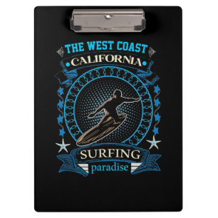 Carpeta De Pinza Surfing West Coast California