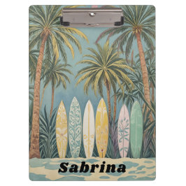 Carpeta De Pinza Surf's Up, Pastel Style personalizado