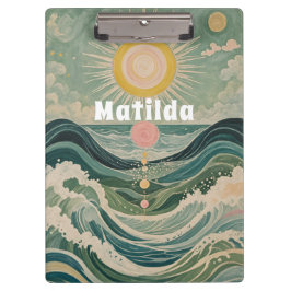 Carpeta De Pinza Surge solar personalizado