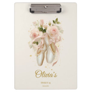 Carpeta De Pinza Sweet Rosé Ballet Soirée, personalizado