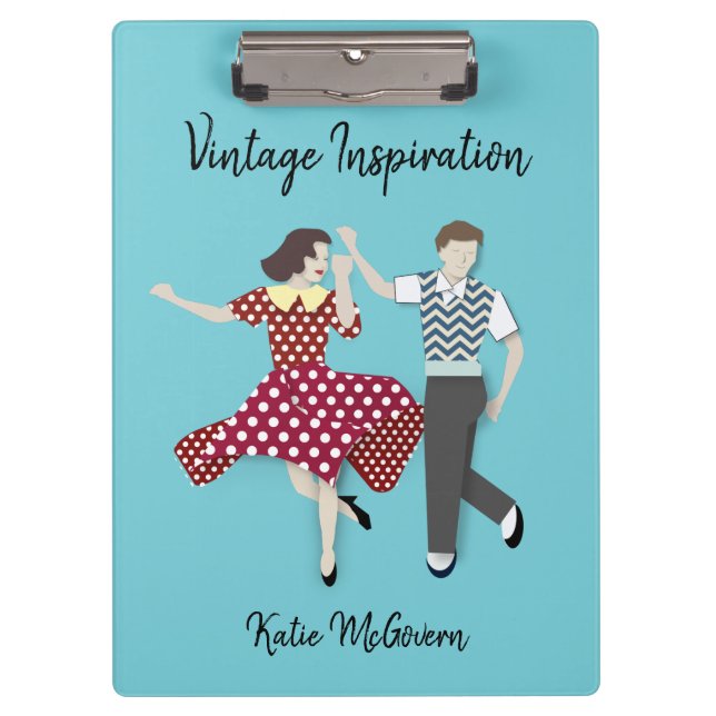 Carpeta De Pinza Swing Dance (Anverso)