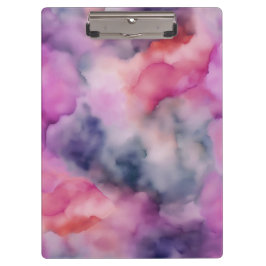 Carpeta De Pinza Swirls of Purple Marble 