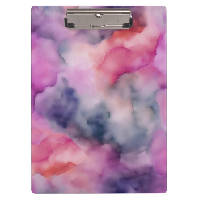 Carpeta De Pinza Swirls of Purple Marble  (Anverso)