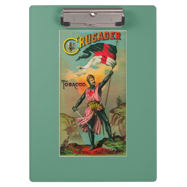 Carpeta De Pinza Tabaco LabelPetersburg, VA del cruzado (Anverso)