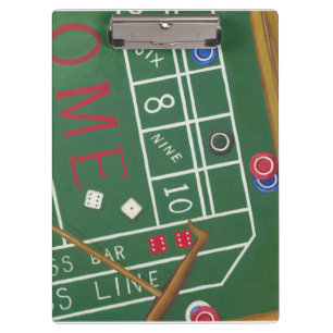 Carpeta De Pinza Tabla de las mierdas del casino con los
