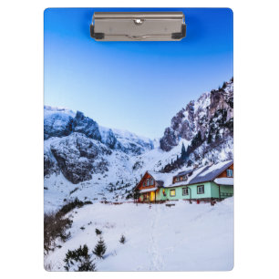 Carpeta De Pinza Tablas de clip Malaiesti, montaña Bucegi