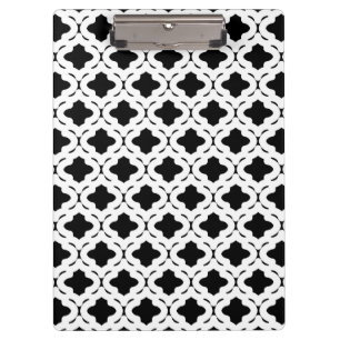 Carpeta De Pinza Tablero blanco y negro