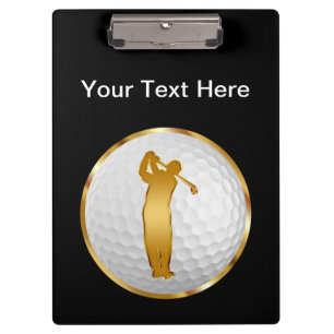 Carpeta De Pinza Tablero con clase del instructor del golf