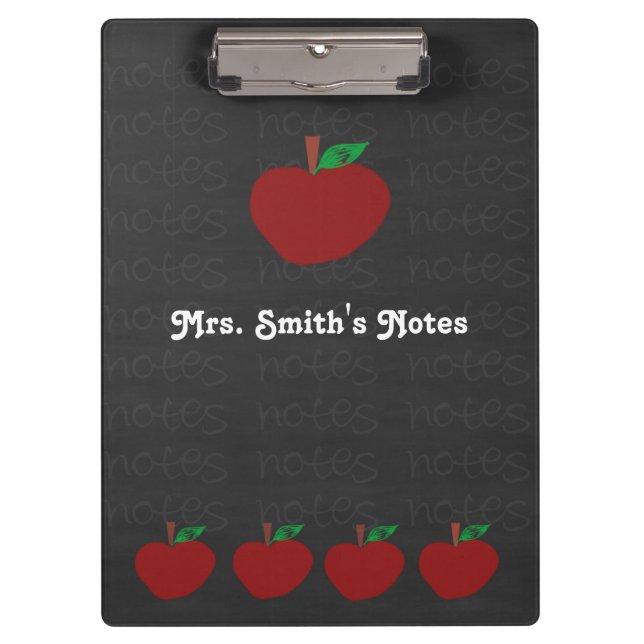 Carpeta De Pinza Tablero de Apple del profesor (Anverso)