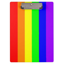 Carpeta De Pinza Tablero de clip del orgullo gay (colores puros)