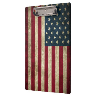 Carpeta De Pinza Tablero de la bandera americana