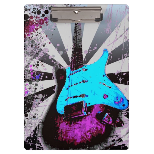 Carpeta De Pinza Tablero de la guitarra eléctrica (Anverso)