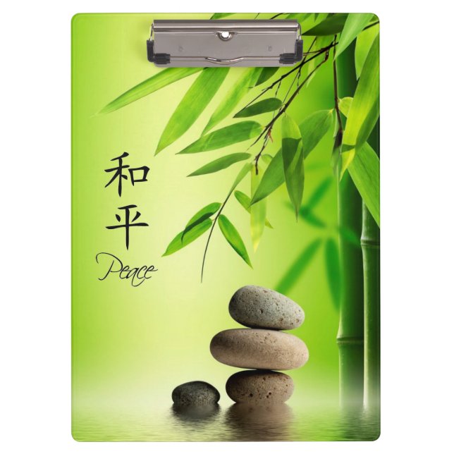 Carpeta De Pinza Tablero de la paz y de la serenidad (Anverso)