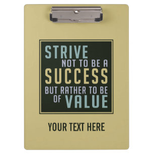 Carpeta De Pinza Tablero de motivación del éxito y del valor