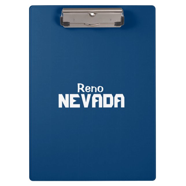 Carpeta De Pinza Tablero de Reno, Nevada (Anverso)