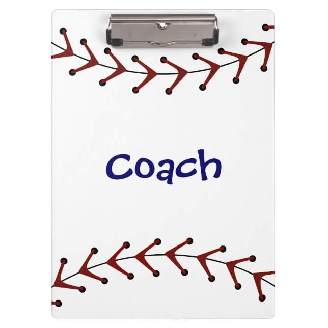 Carpeta De Pinza Tablero del béisbol (Anverso)