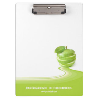 Carpeta De Pinza Tablero del negocio del nutricionista el dietético