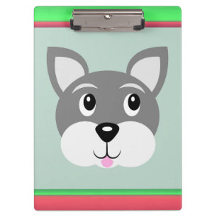 Carpeta De Pinza Tablero del perro de perrito