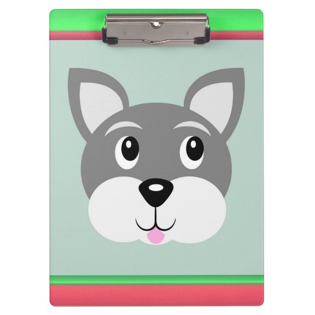 Carpeta De Pinza Tablero del perro de perrito (Anverso)