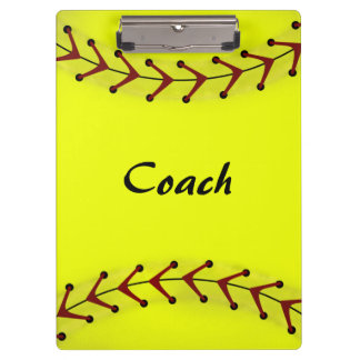 Carpeta De Pinza Tablero del softball de Fastpitch