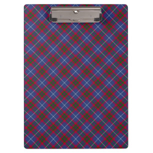 Carpeta De Pinza Tablero del tartán del distrito de Edimburgo
