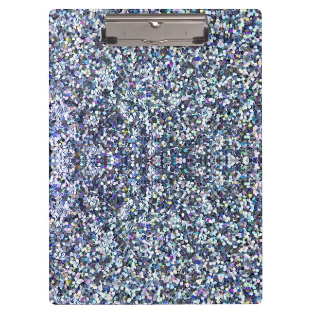 Carpeta De Pinza Tablero fabuloso de la oficina del purpurina (Anverso)