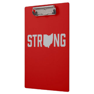 Carpeta De Pinza Tablero fuerte del estado de Ohio