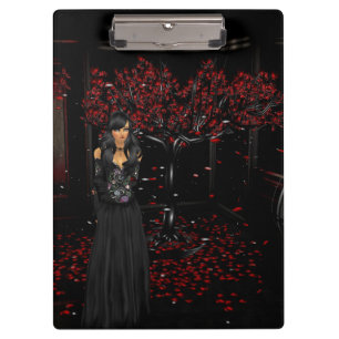 Carpeta De Pinza Tablero gótico oscuro