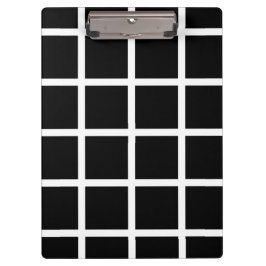 Carpeta De Pinza Tablero negro y blanco adaptable del modelo del