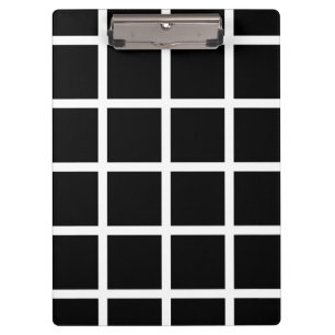 Carpeta De Pinza Tablero negro y blanco adaptable del modelo del