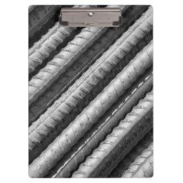 Carpeta De Pinza Tablero negro y gris del Rebar