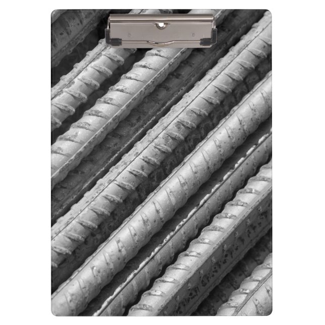 Carpeta De Pinza Tablero negro y gris del Rebar (Anverso)