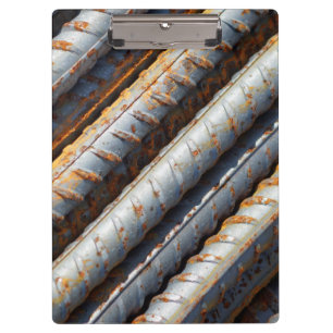 Carpeta De Pinza Tablero oxidado del Rebar