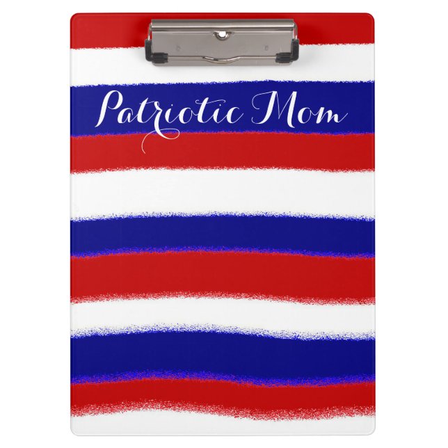 Carpeta De Pinza Tablero patriótico de la mamá (Anverso)