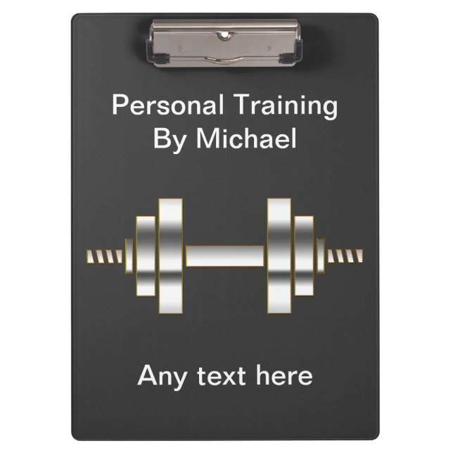 Carpeta De Pinza Tablero personal del personalizado del instructor (Anverso)