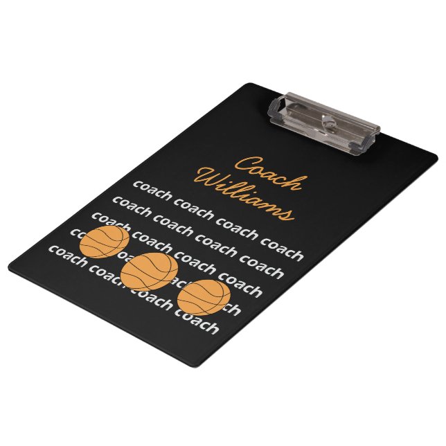 Carpeta De Pinza Tablero personalizado entrenador de béisbol (Angular)