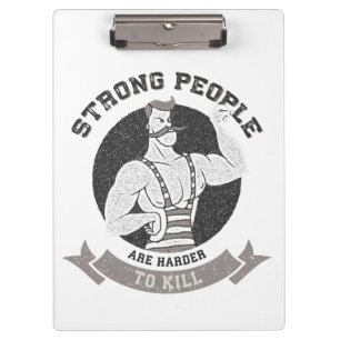 Carpeta De Pinza Taller: Es Más Difícil Matar A Personas Fuertes