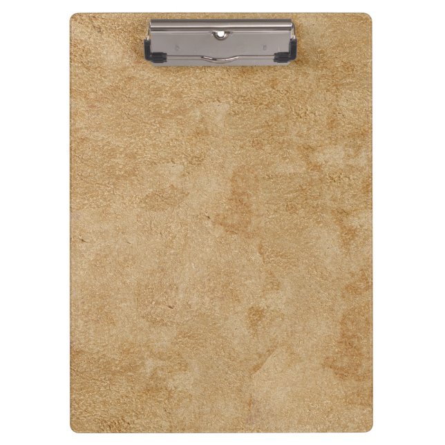 Carpeta De Pinza Tan Chamois Leather Print (Anverso)