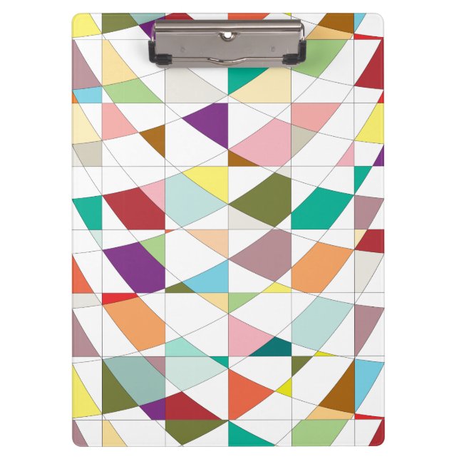 Carpeta De Pinza Tapiz de colores abstractos (Anverso)