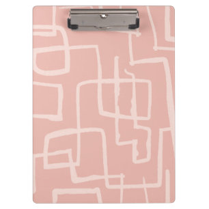 Carpeta De Pinza Tarea de flujo rosa salmón